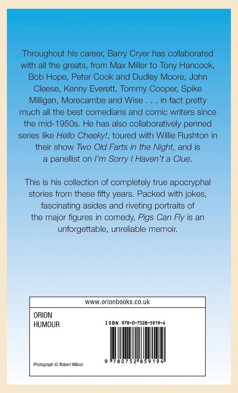 Rückseitencover Pigs Can Fly