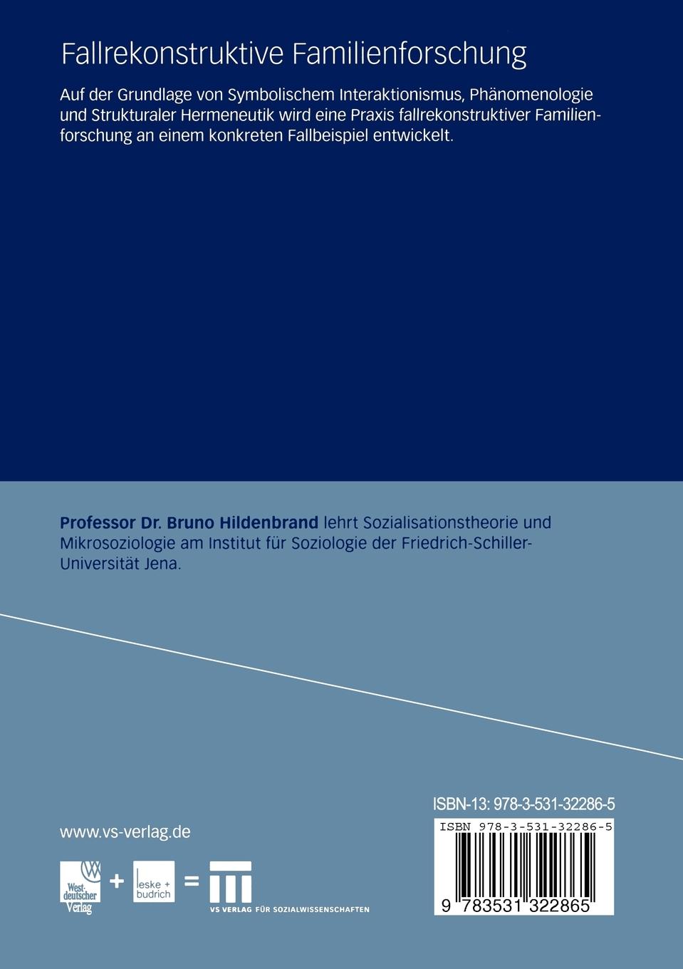 Rückseitencover Fallrekonstruktive Familienforschung