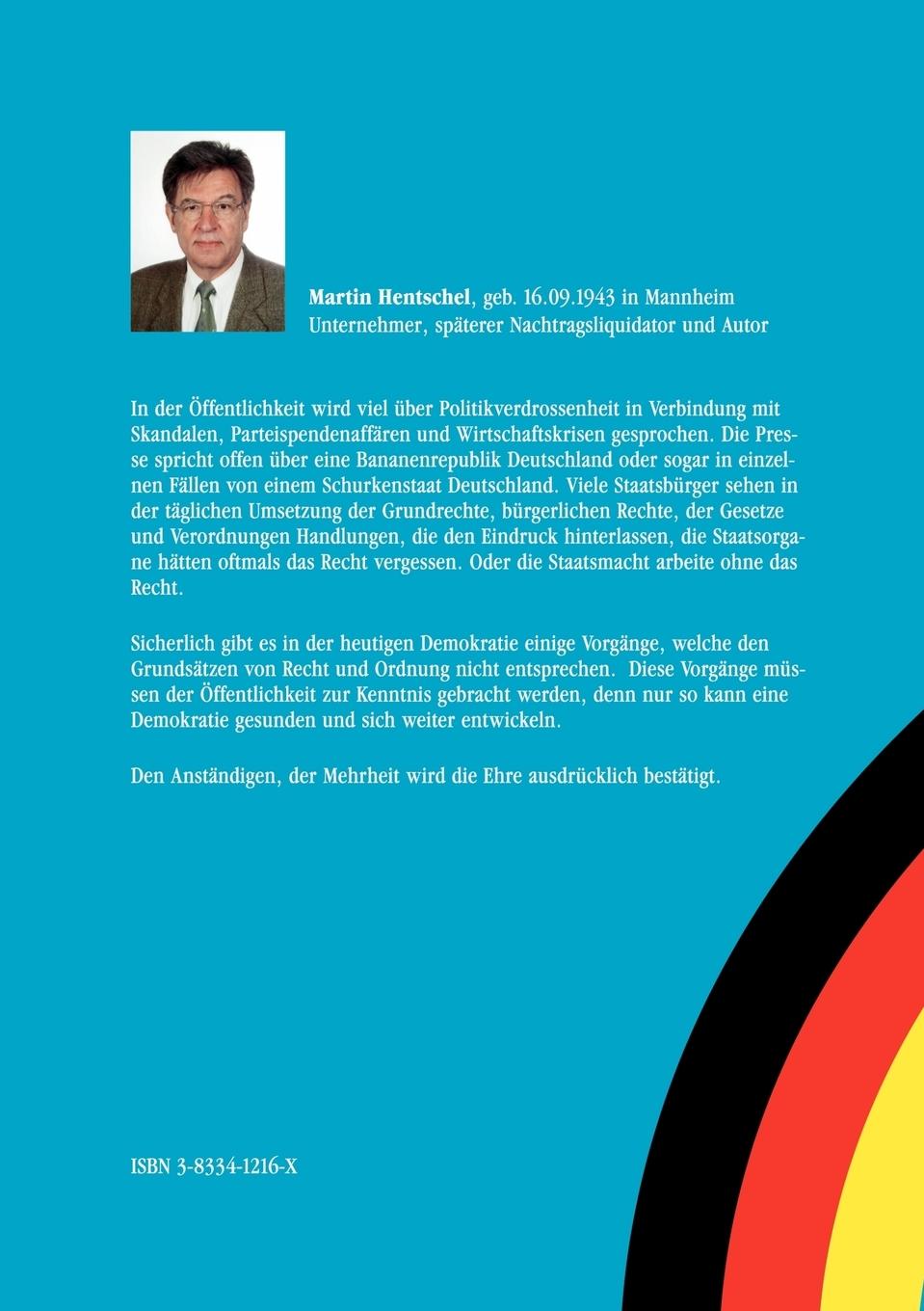 Rückseitencover Bürger Fritz Deutsch gegen die Mafia