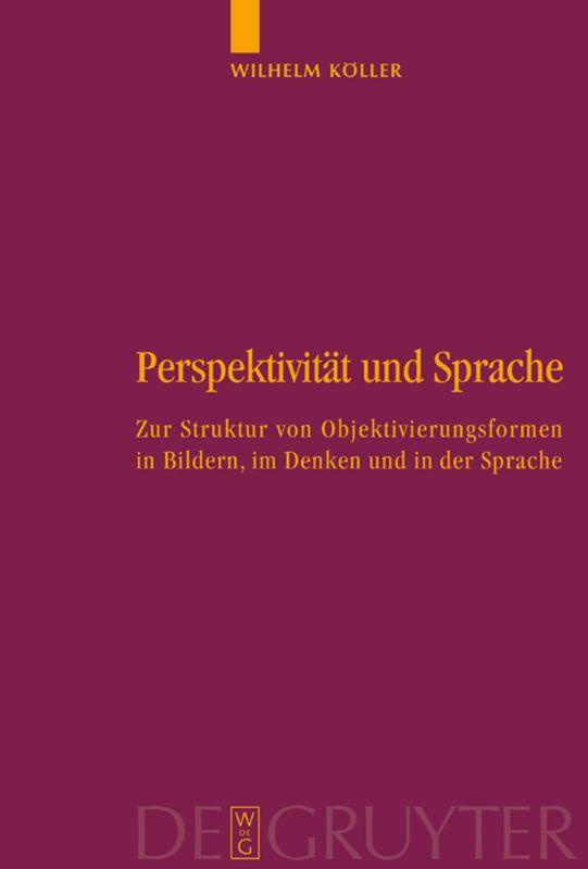 Vorderes Coverbild Perspektivität und Sprache