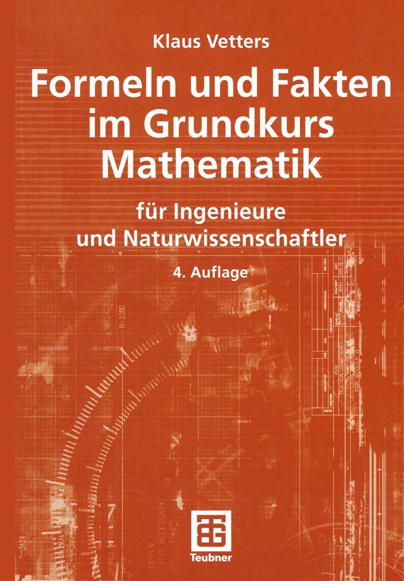 Vorderes Coverbild Formeln und Fakten im Grundkurs Mathematik