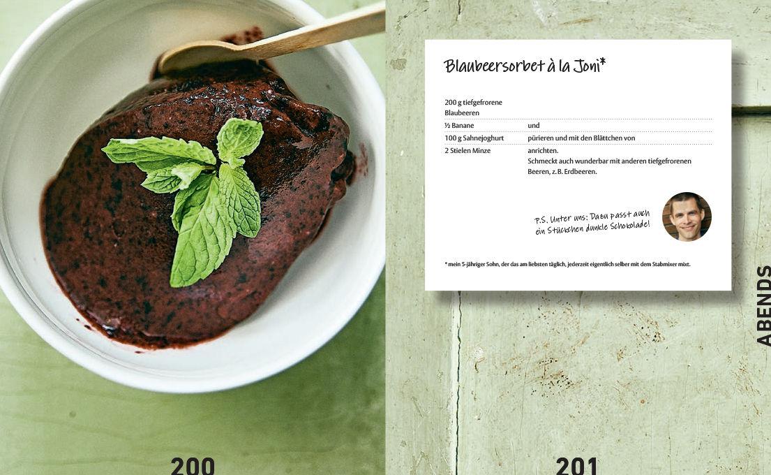 Beispielinhalt (Bild) Der Ernährungskompass - Das Kochbuch