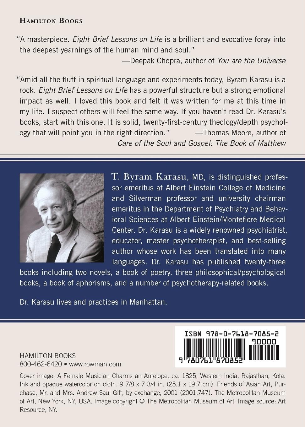 Rückseitencover Eight Brief Lessons on Life