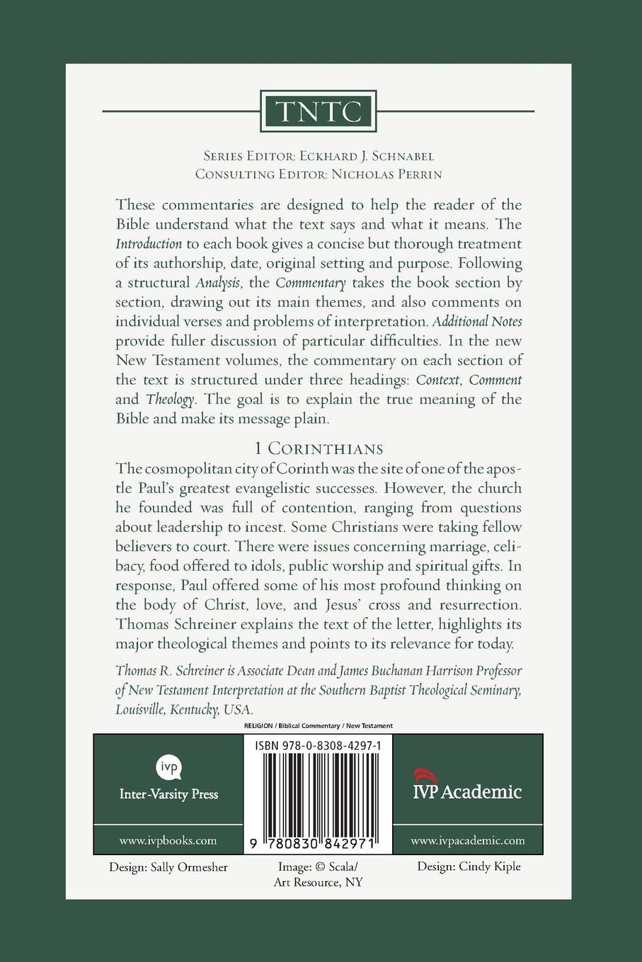 Rückseitencover 1 Corinthians