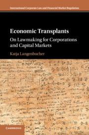 Vorderes Coverbild Economic Transplants