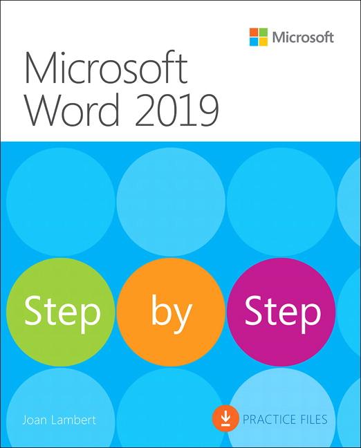 Vorderes Coverbild Microsoft Word 2019 Step by Step