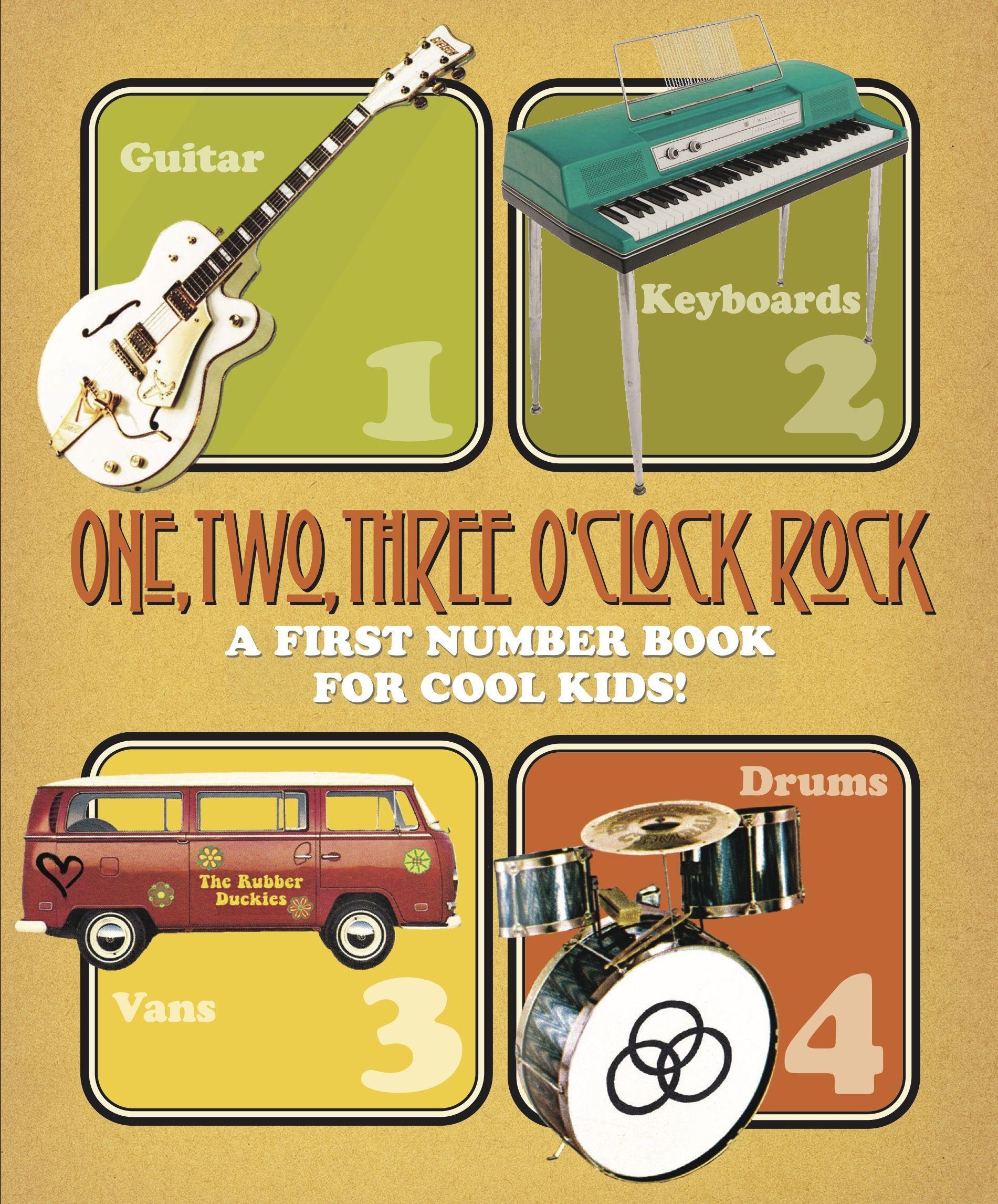 Vorderes Coverbild One, Two, Three O'Clock, Rock Board Book