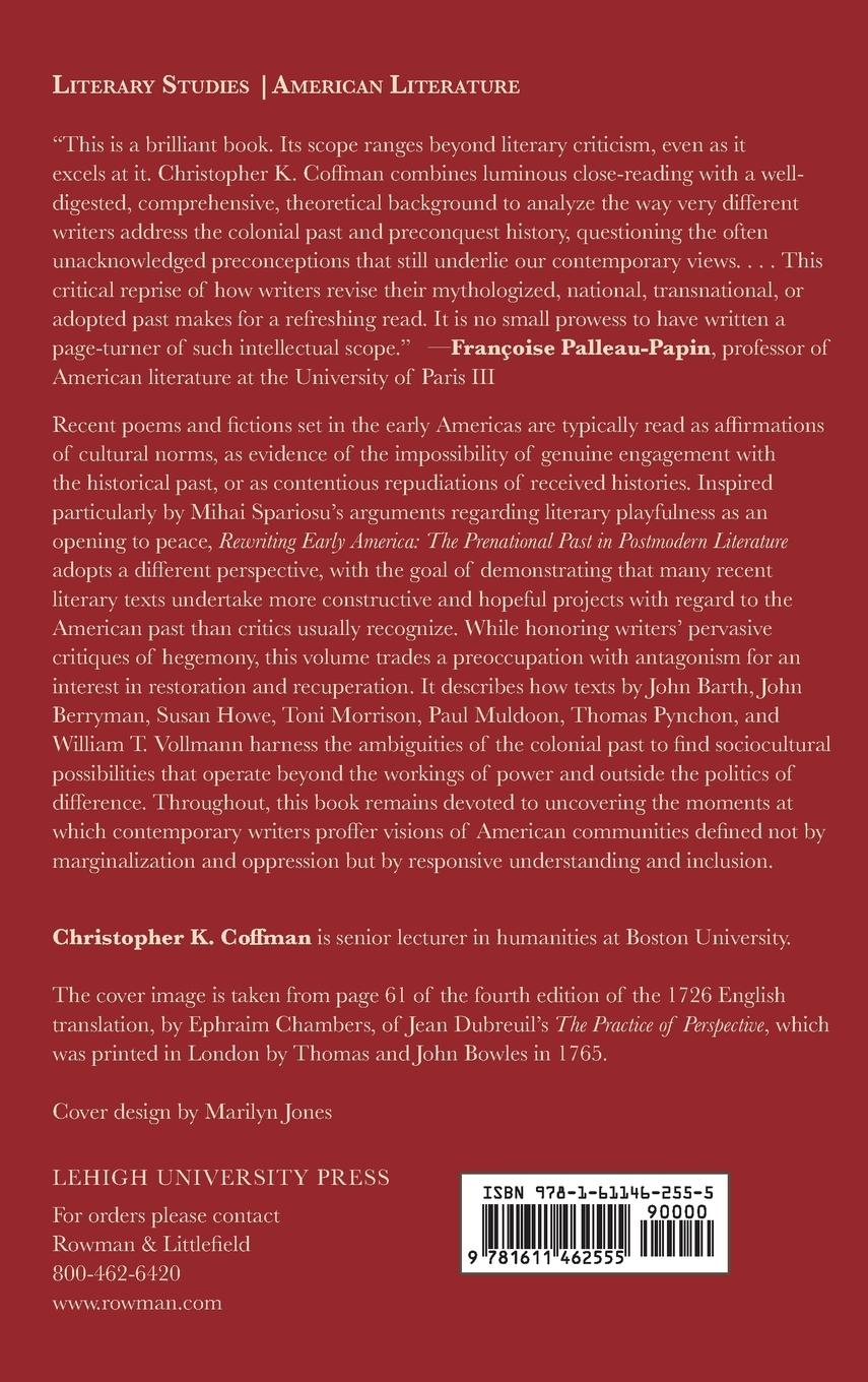 Rückseitencover Rewriting Early America