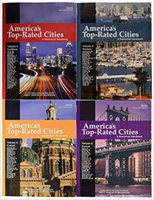 Vorderes Coverbild America's Top-Rated Cities, 4 Volume Set, 2019