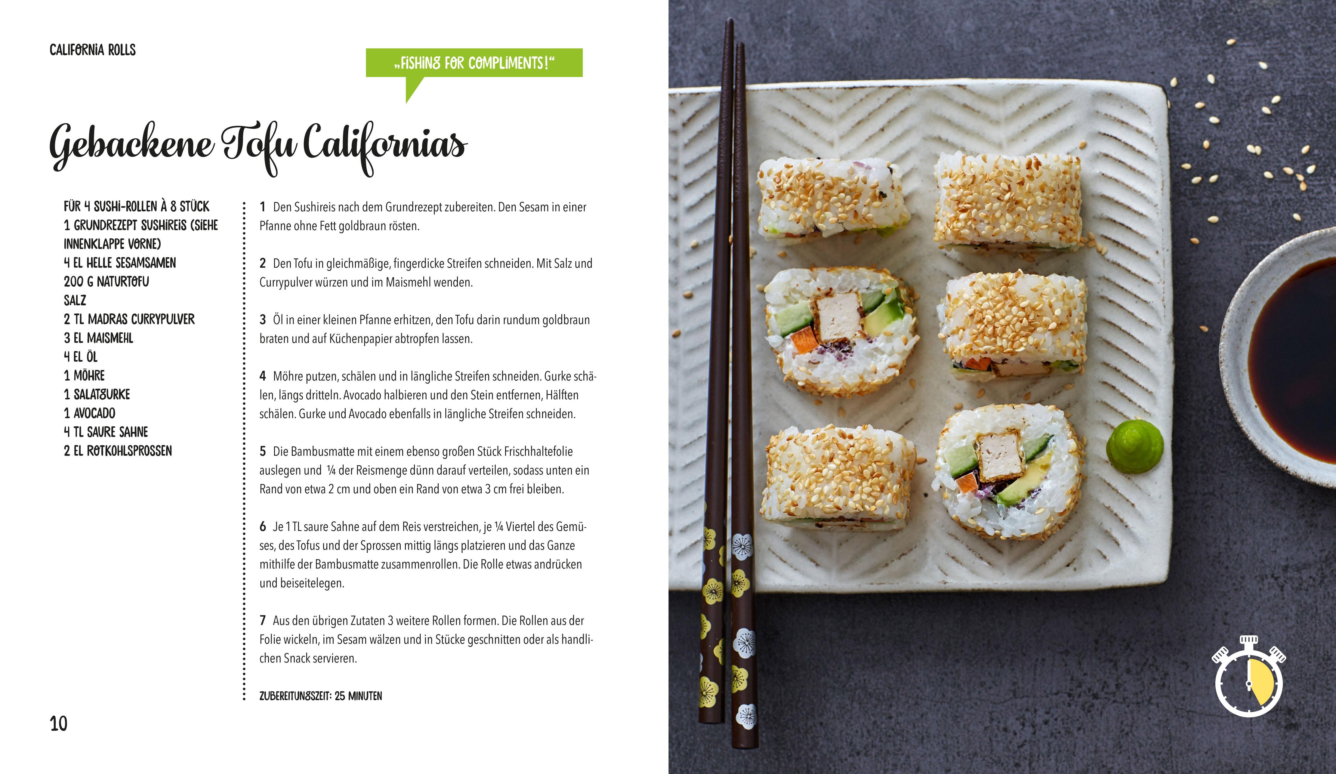 Beispielinhalt (Bild) Fix gerollt - Sushi für alle