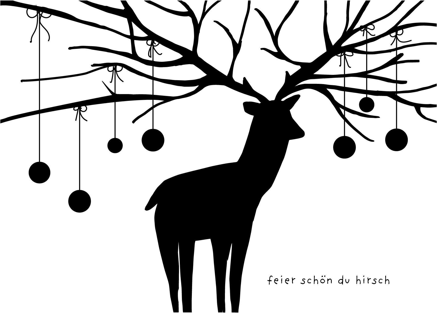 Beispielinhalt (Bild) 25 handgemachte Weihnachtskarten Teil 2