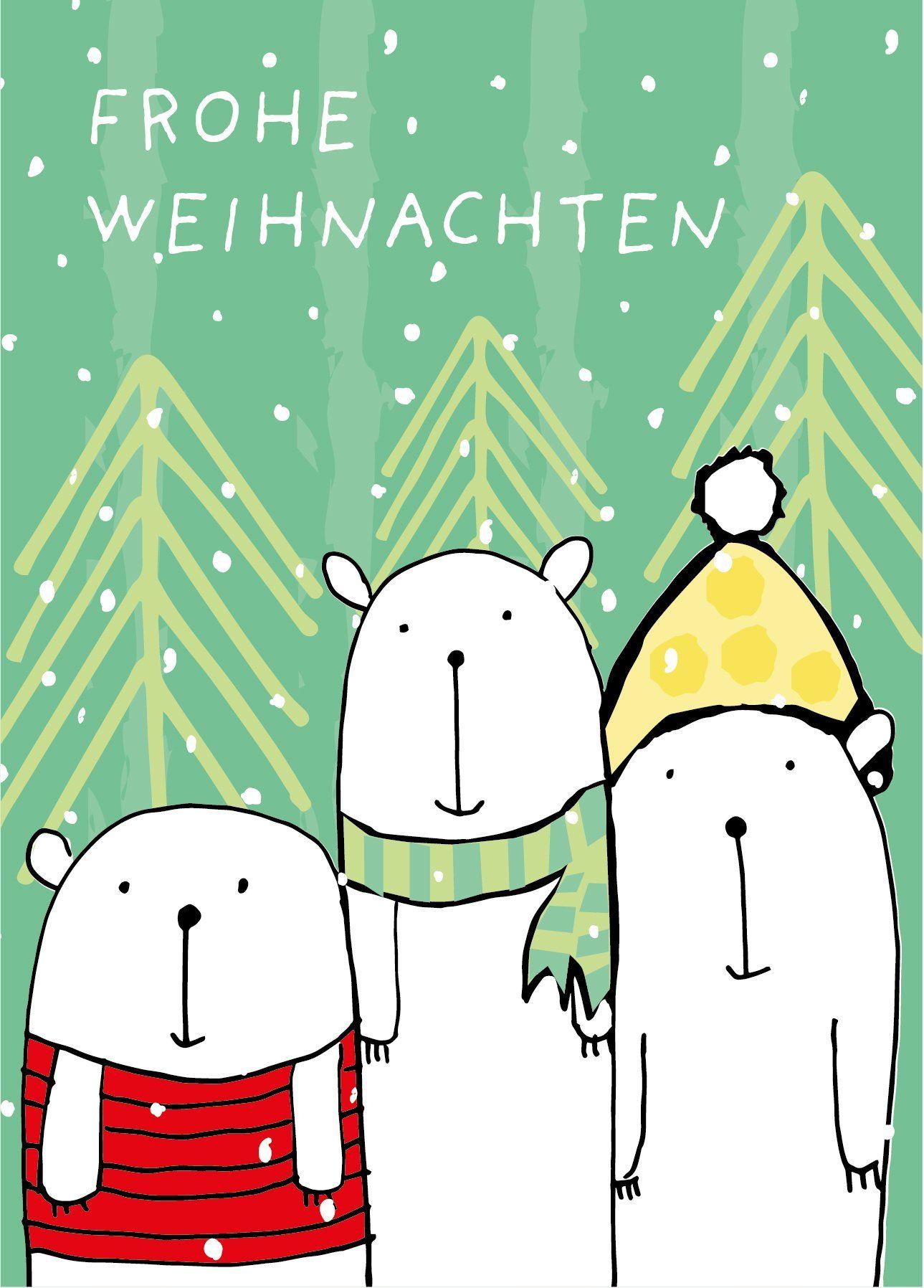 Beispielinhalt (Bild) 25 handgemachte Weihnachtskarten Teil 2
