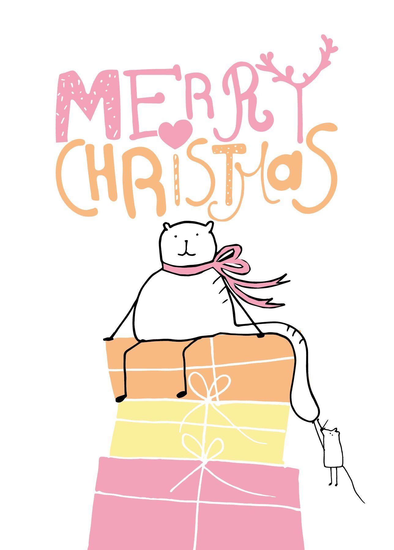 Beispielinhalt (Bild) 25 handgemachte Weihnachtskarten Teil 2