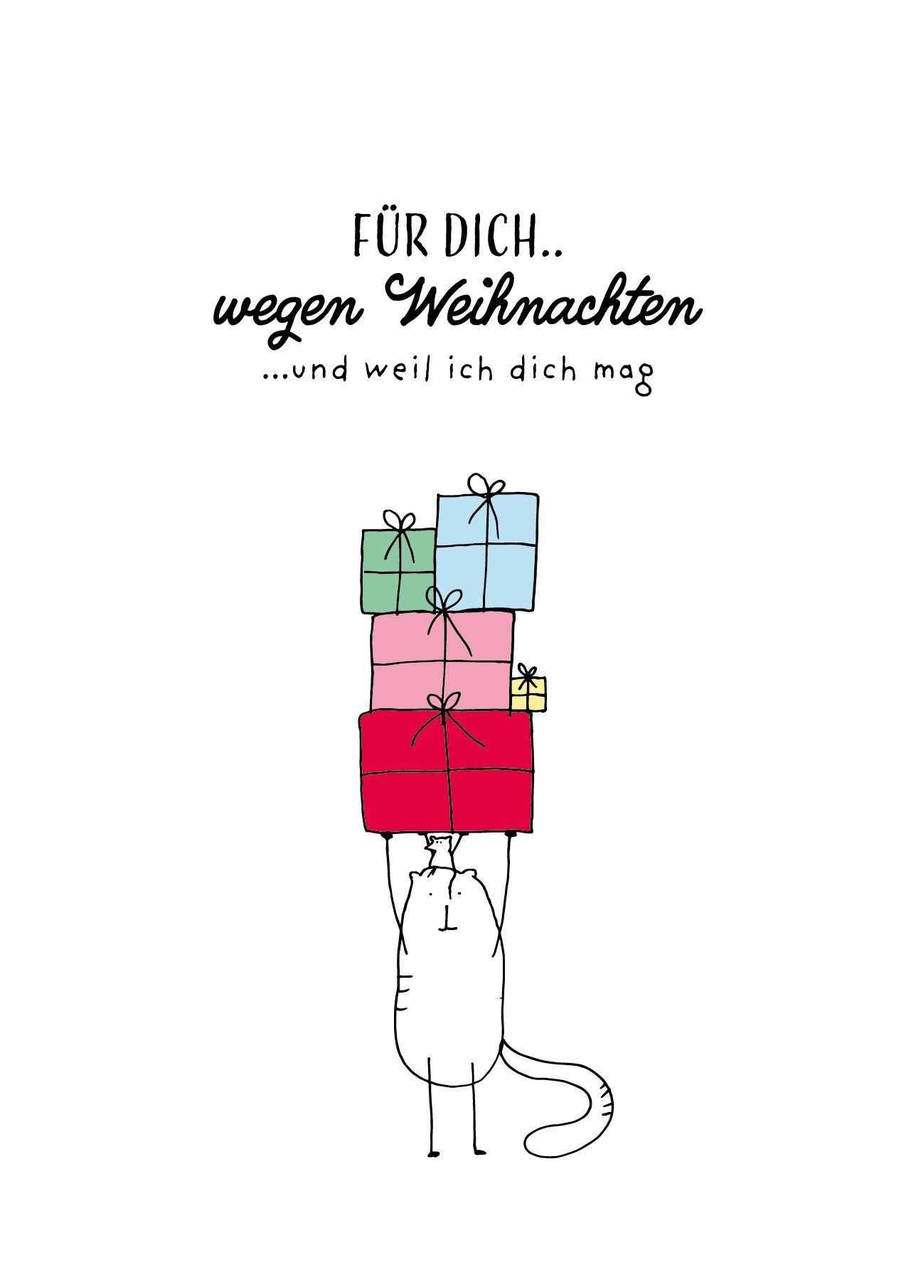 Beispielinhalt (Bild) 25 handgemachte Weihnachtskarten Teil 2