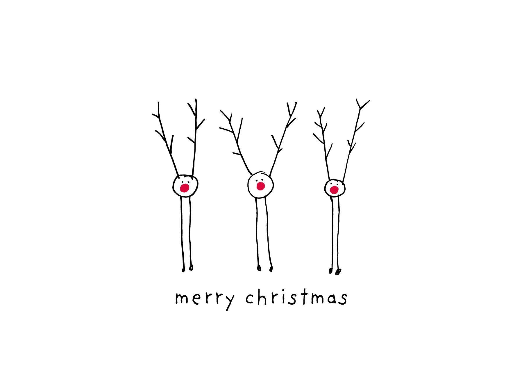 Beispielinhalt (Bild) 25 handgemachte Weihnachtskarten Teil 2