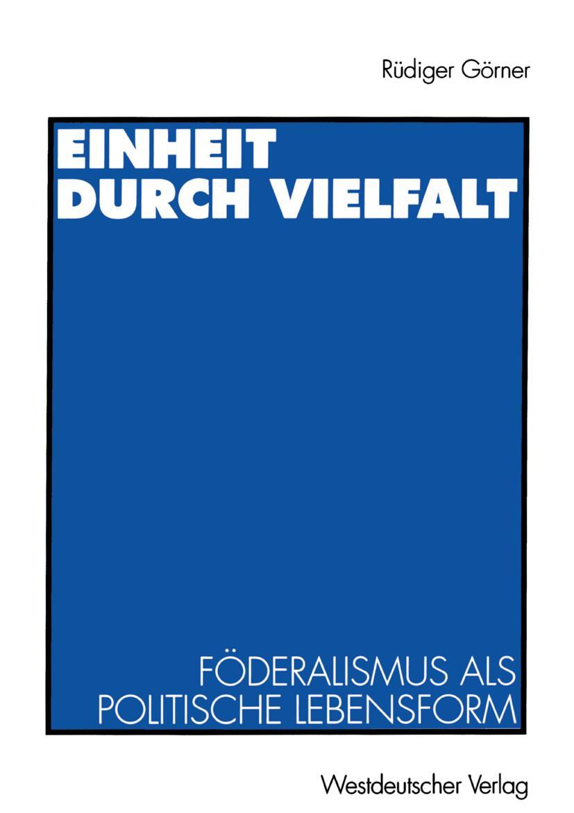Vorderes Coverbild Einheit durch Vielfalt