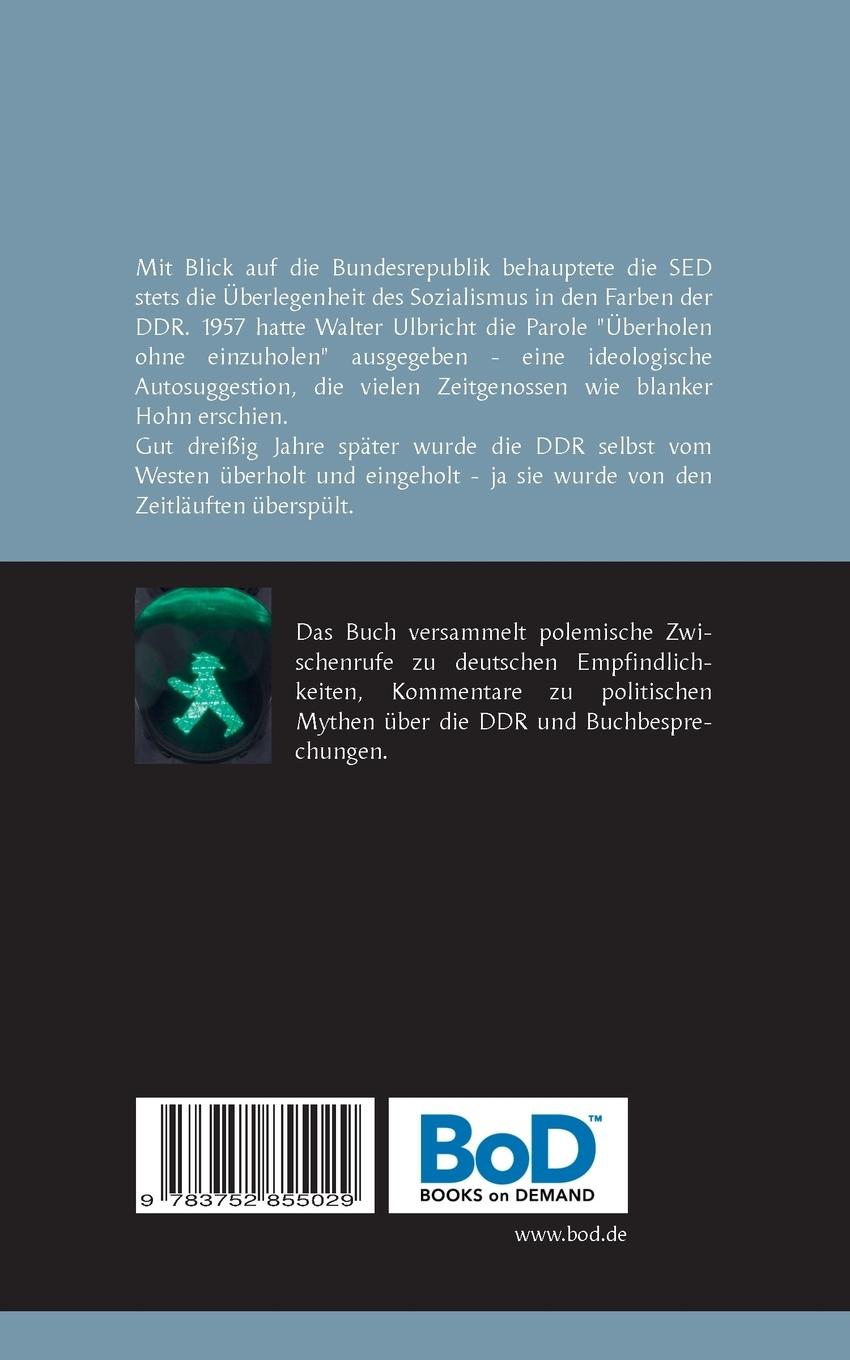 Rückseitencover Überholt und eingeholt