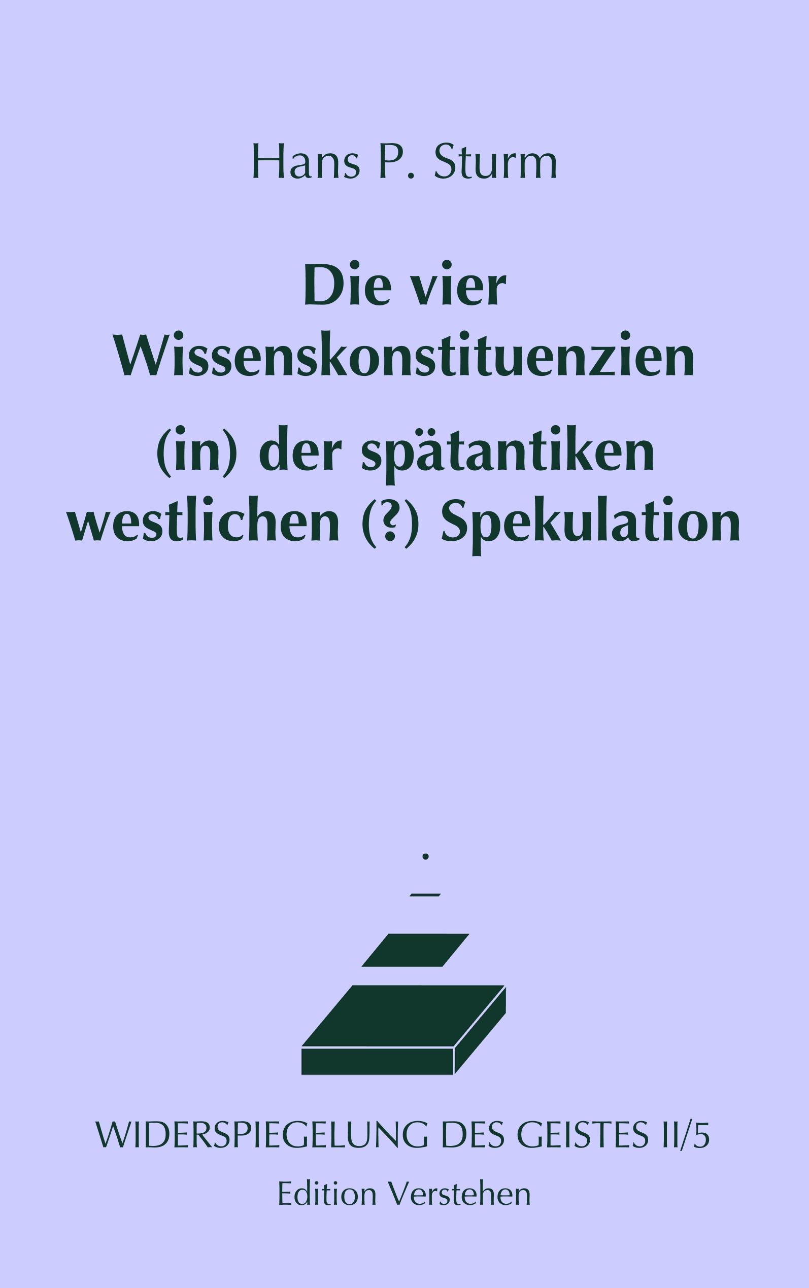 Vorderes Coverbild Widerspiegelung des Geistes II/5