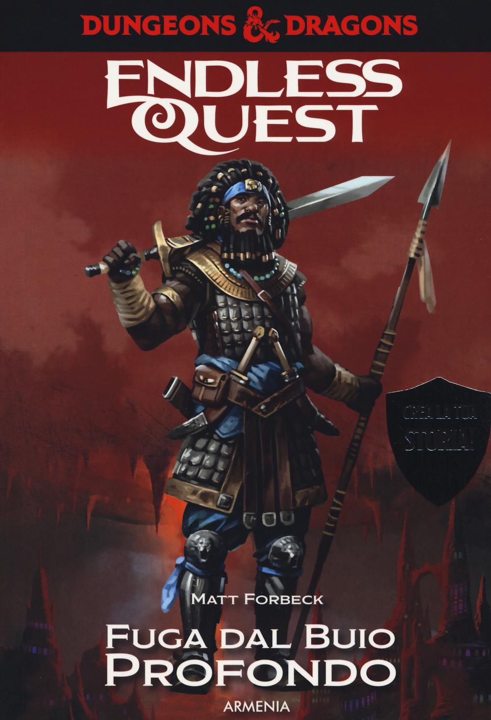 Vorderes Coverbild Fuga dal buio profondo. Dungeons & Dragons. Endless quest