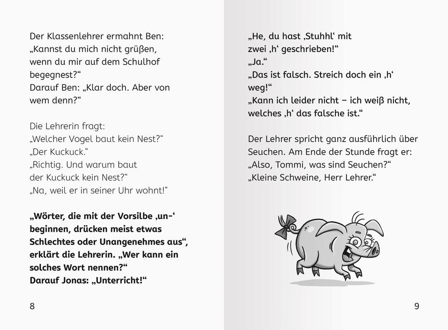 Beispielinhalt (Bild) Die besten Witze für Erstleser