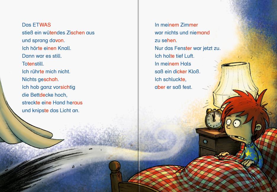 Beispielinhalt (Bild) Hilfe, ich bin ein Vampir - Leserabe 2. Klasse - Erstlesebuch ab 7 Jahren