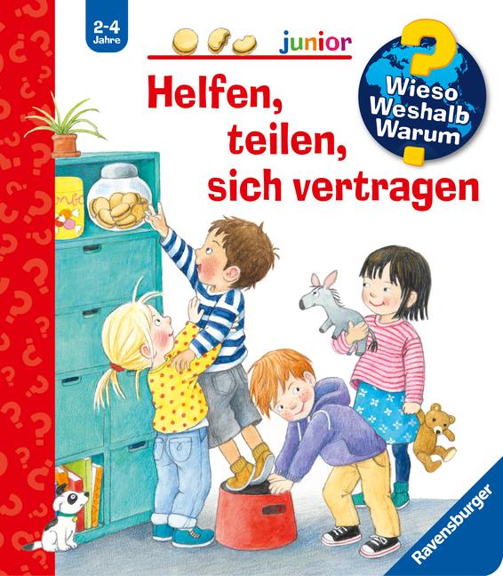 Vorderes Coverbild Wieso? Weshalb? Warum? junior, Band 66: Helfen, teilen, sich vertragen