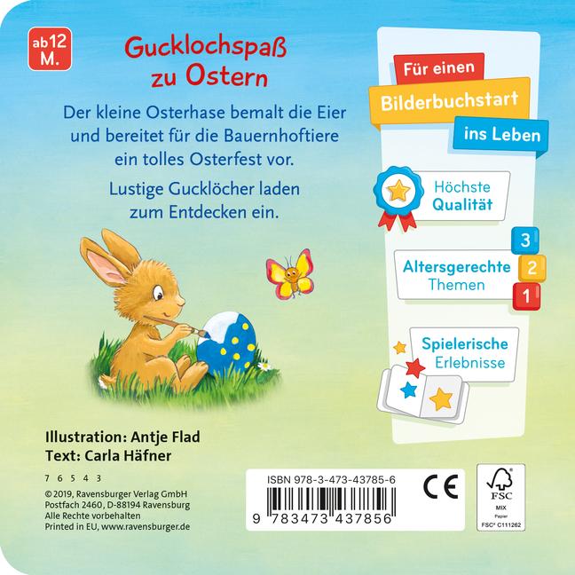 Beispielinhalt (Bild) Mein Gucklochbuch: Frohe Ostern