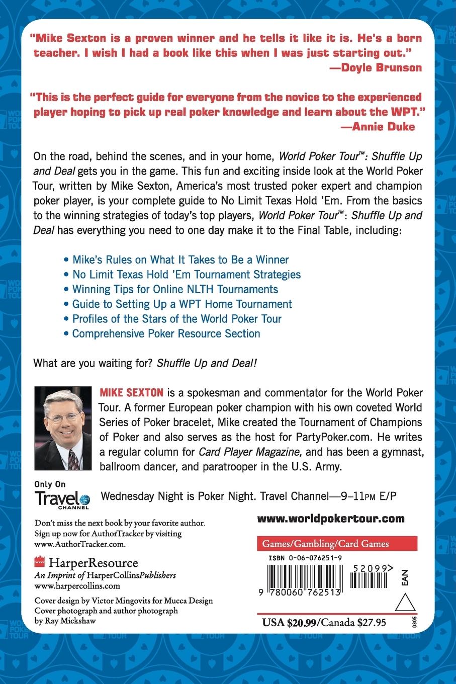 Rückseitencover World Poker Tour(tm)