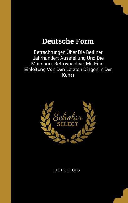 Vorderes Coverbild Deutsche Form