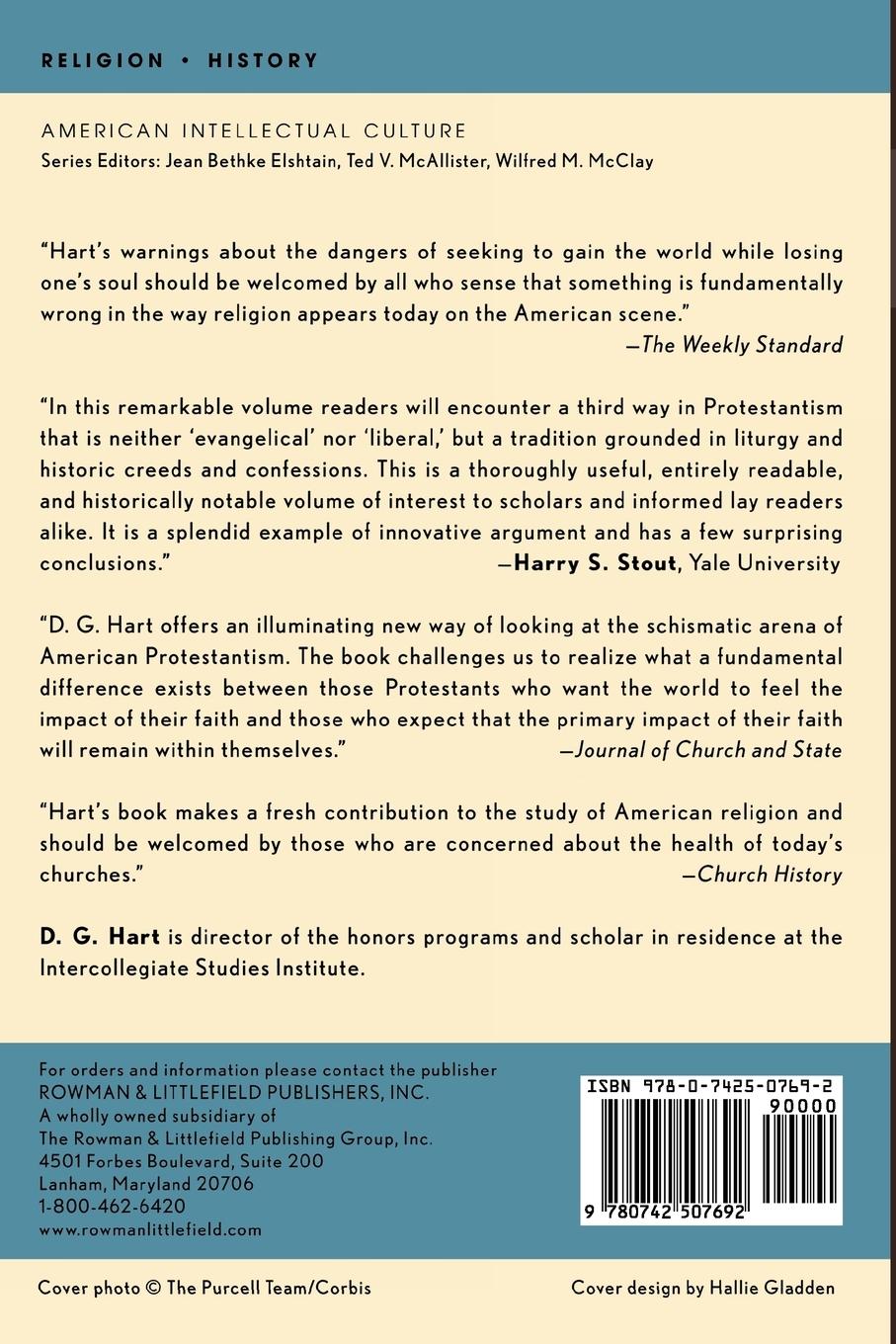 Rückseitencover Lost Soul of American Protestantism