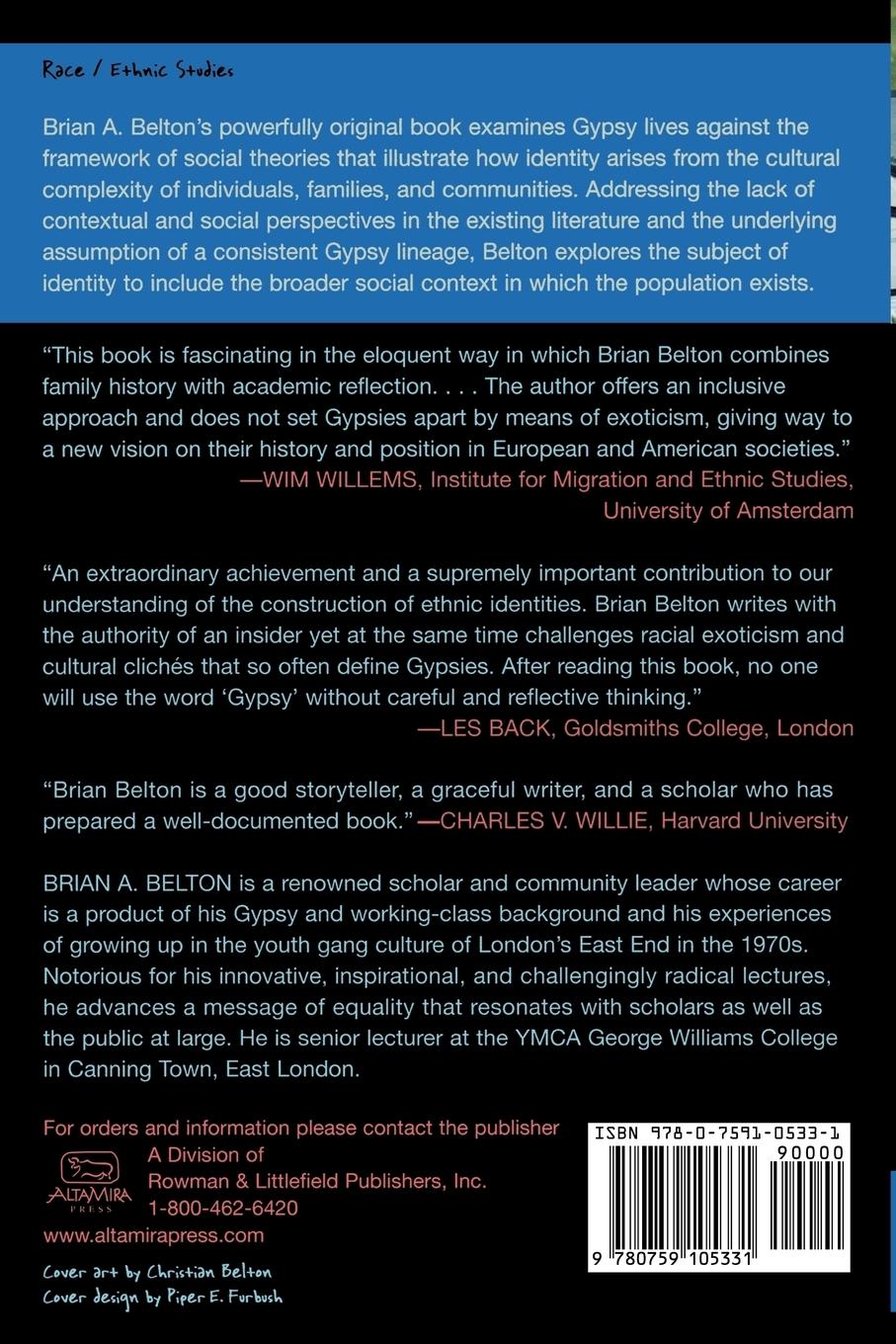 Rückseitencover Questioning Gypsy Identity