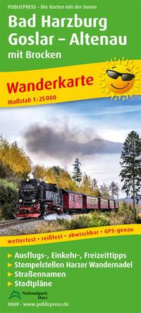 Vorderes Coverbild Bad Harzburg, Goslar, Altenau mit Brocken 1 : 25 000