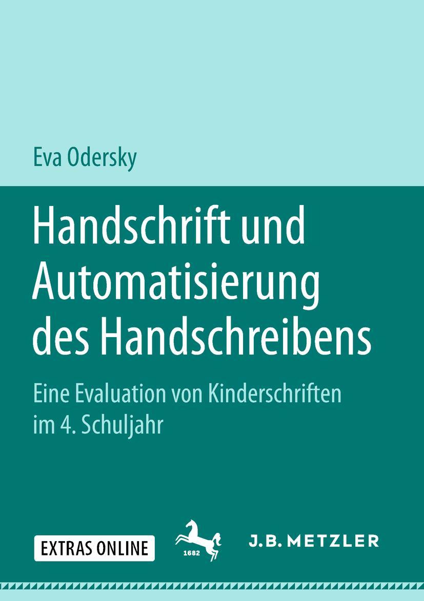 Vorderes Coverbild Handschrift und Automatisierung des Handschreibens