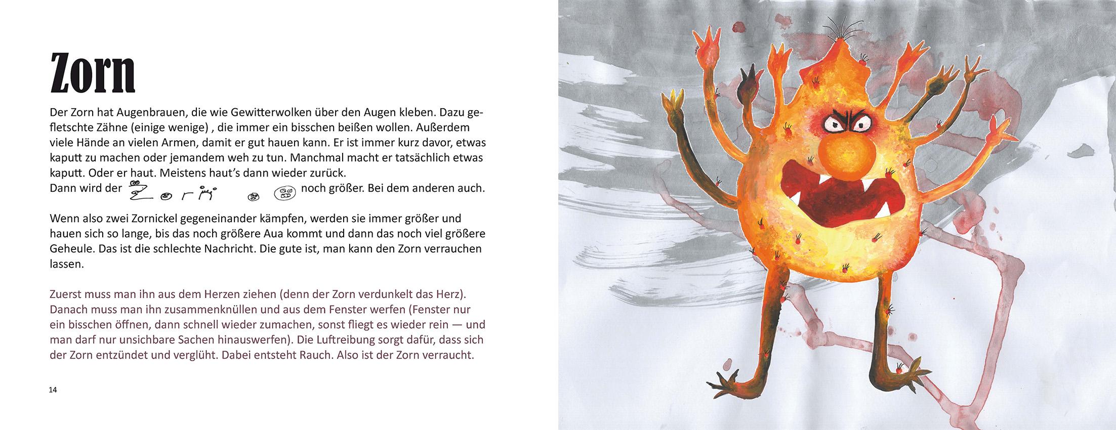 Beispielinhalt (Bild) Monster-Besuch