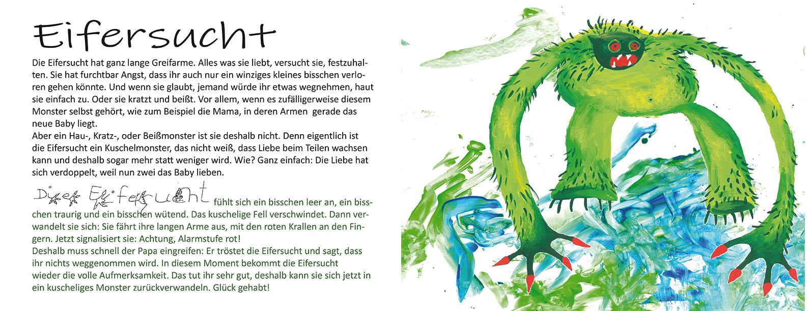 Beispielinhalt (Bild) Monster-Besuch