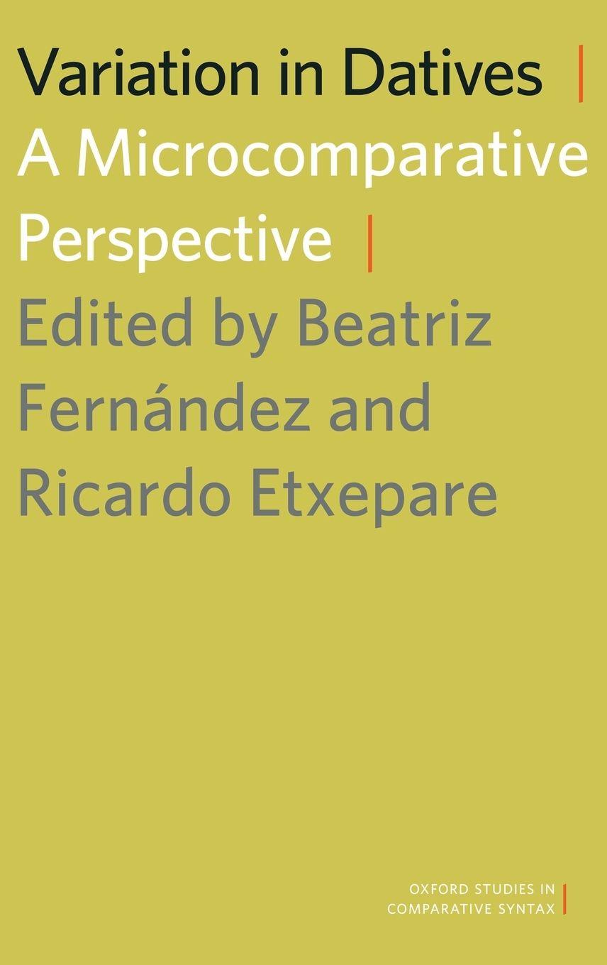 Vorderes Coverbild Variation in Datives