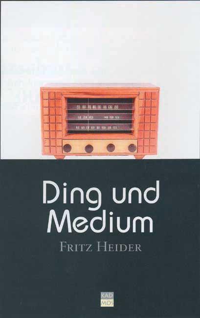 Vorderes Coverbild Ding und Medium