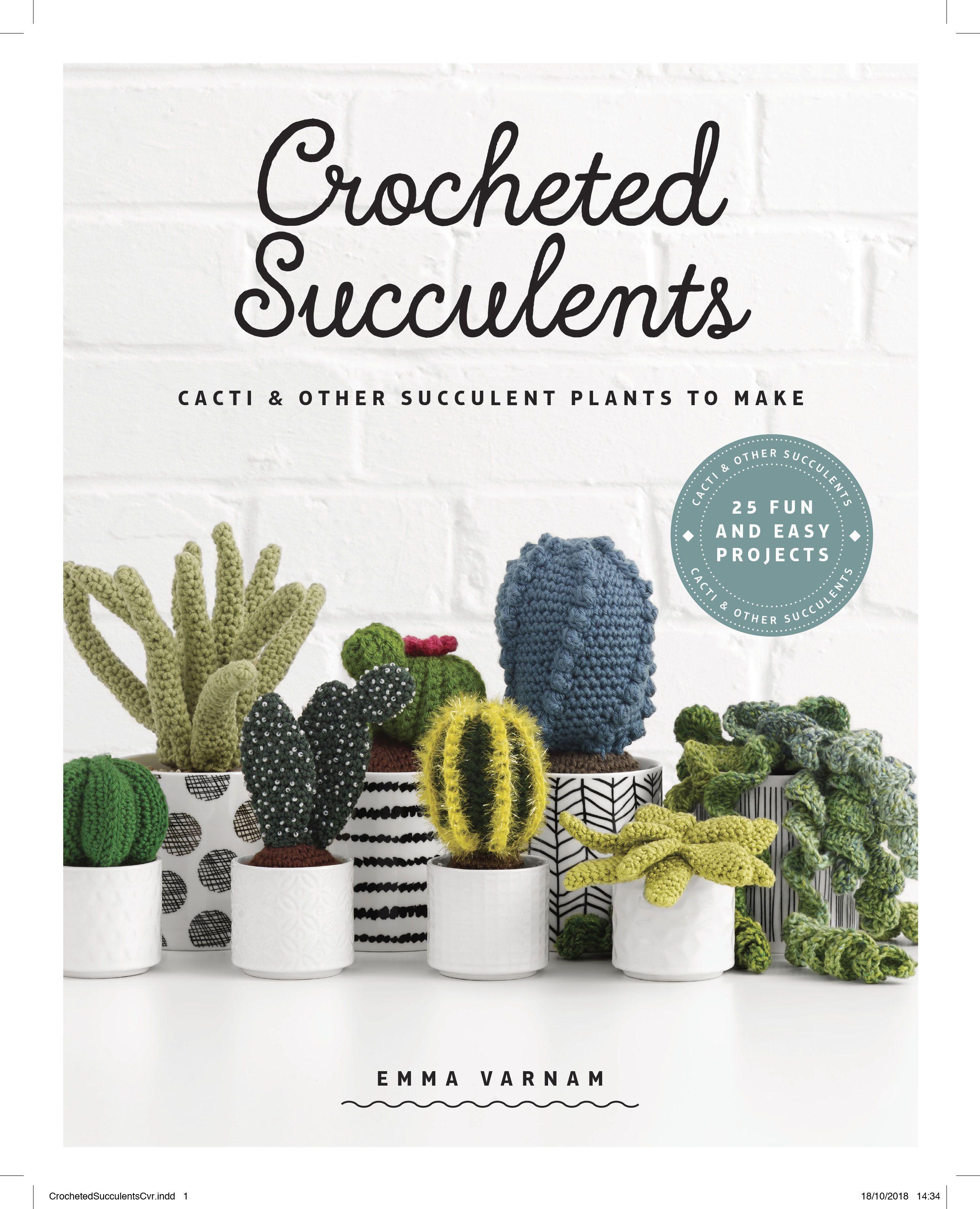 Vorderes Coverbild Crocheted Succulents