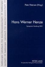 Vorderes Coverbild Hans Werner Henze
