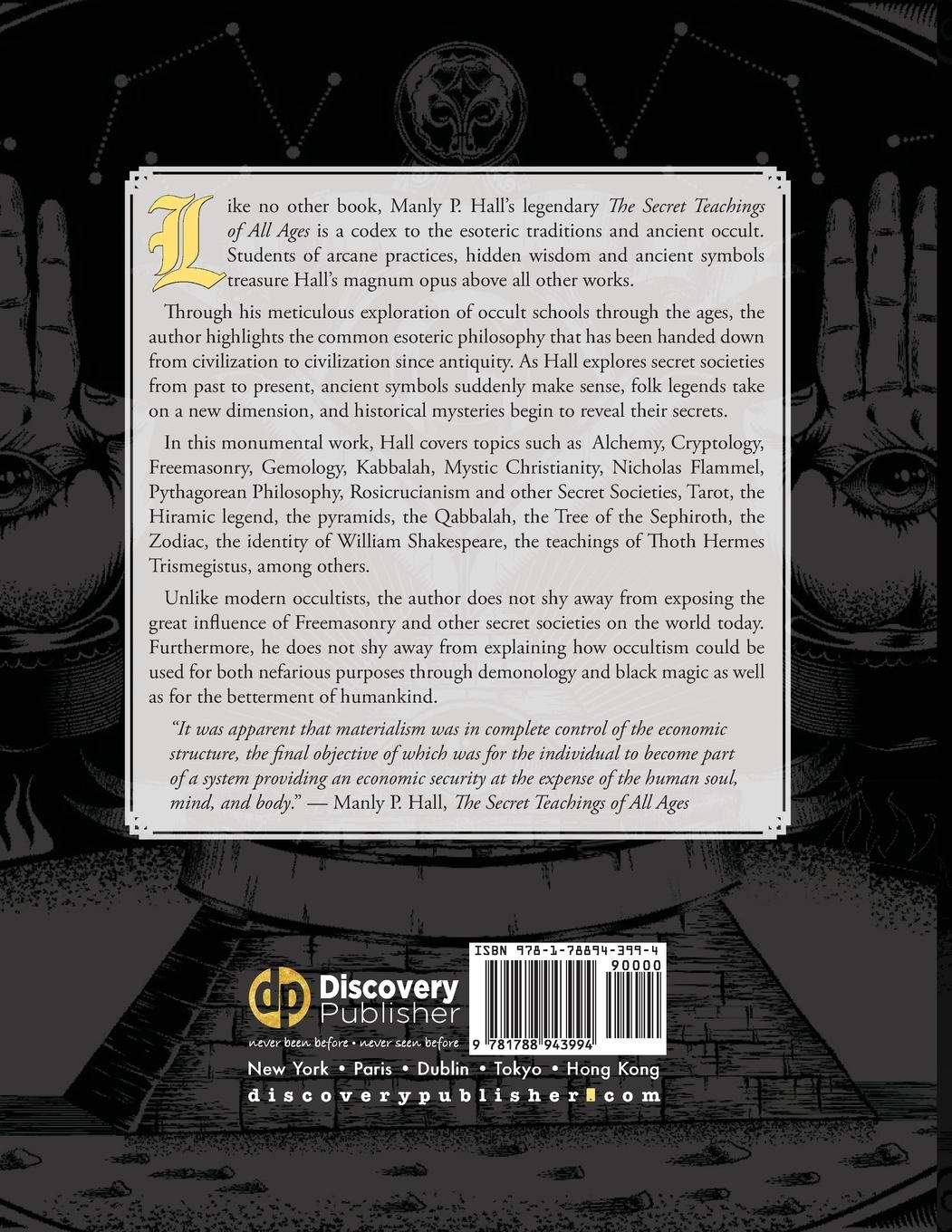 Rückseitencover The Secret Teachings of All Ages