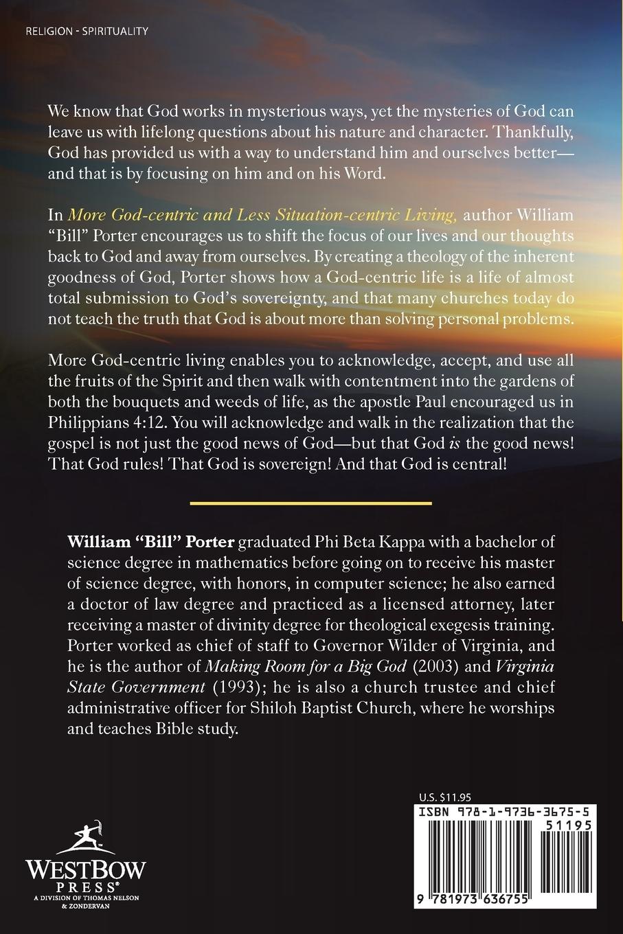 Rückseitencover More God-Centric and Less Situation-Centric Living