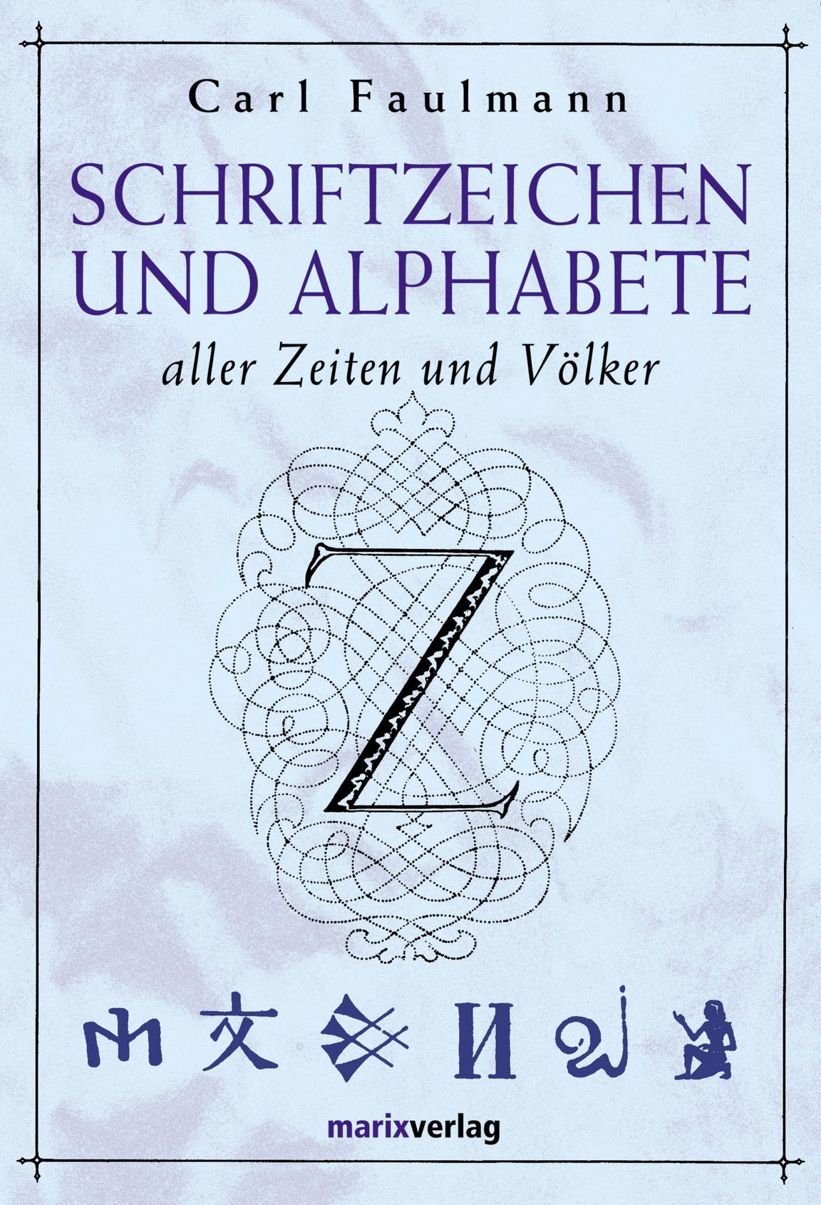 Vorderes Coverbild Schriftzeichen und Alphabete
