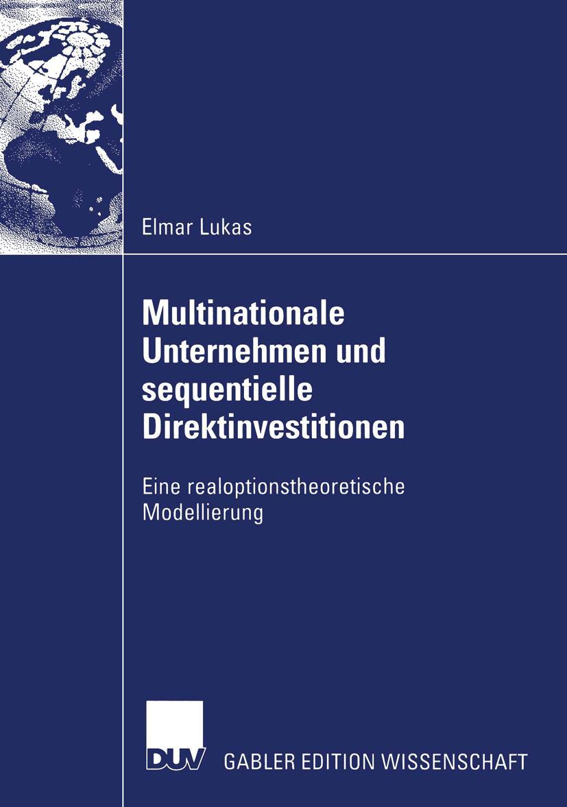 Vorderes Coverbild Multinationale Unternehmen und sequentielle Direktinvestitionen