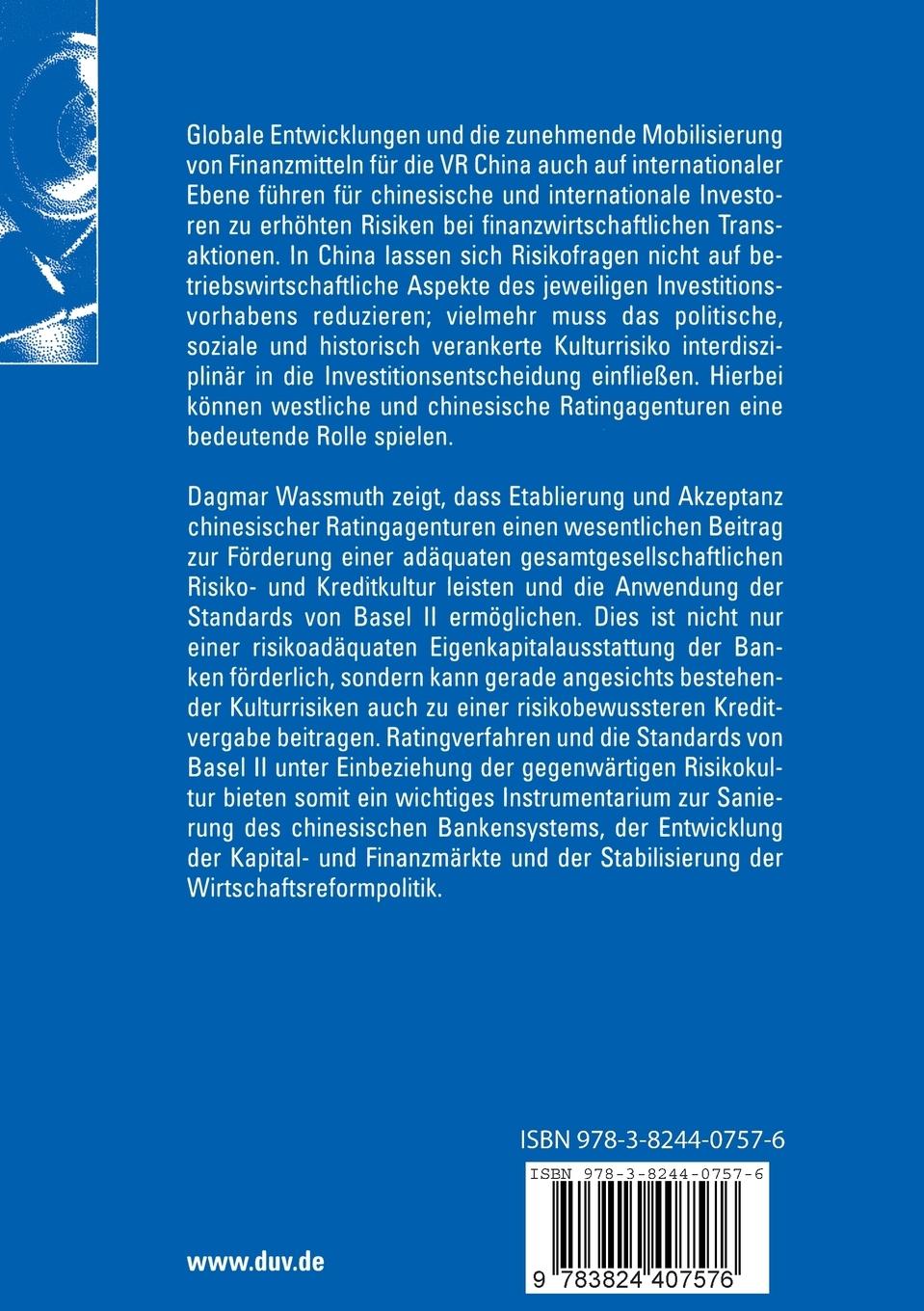 Rückseitencover Rating in China