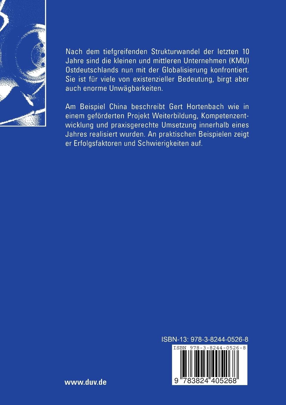 Rückseitencover Der chinesische Markt für ostdeutsche KMU