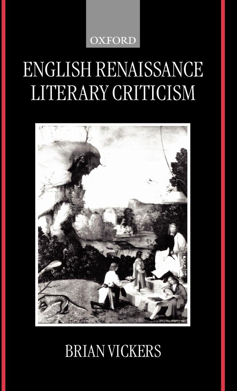 Vorderes Coverbild English Renaissance Literary Criticism