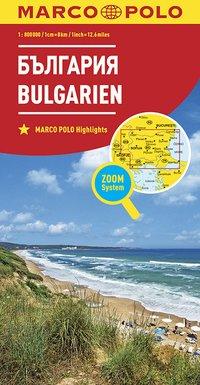 Vorderes Coverbild MARCO POLO Länderkarte Bulgarien 1:800 000