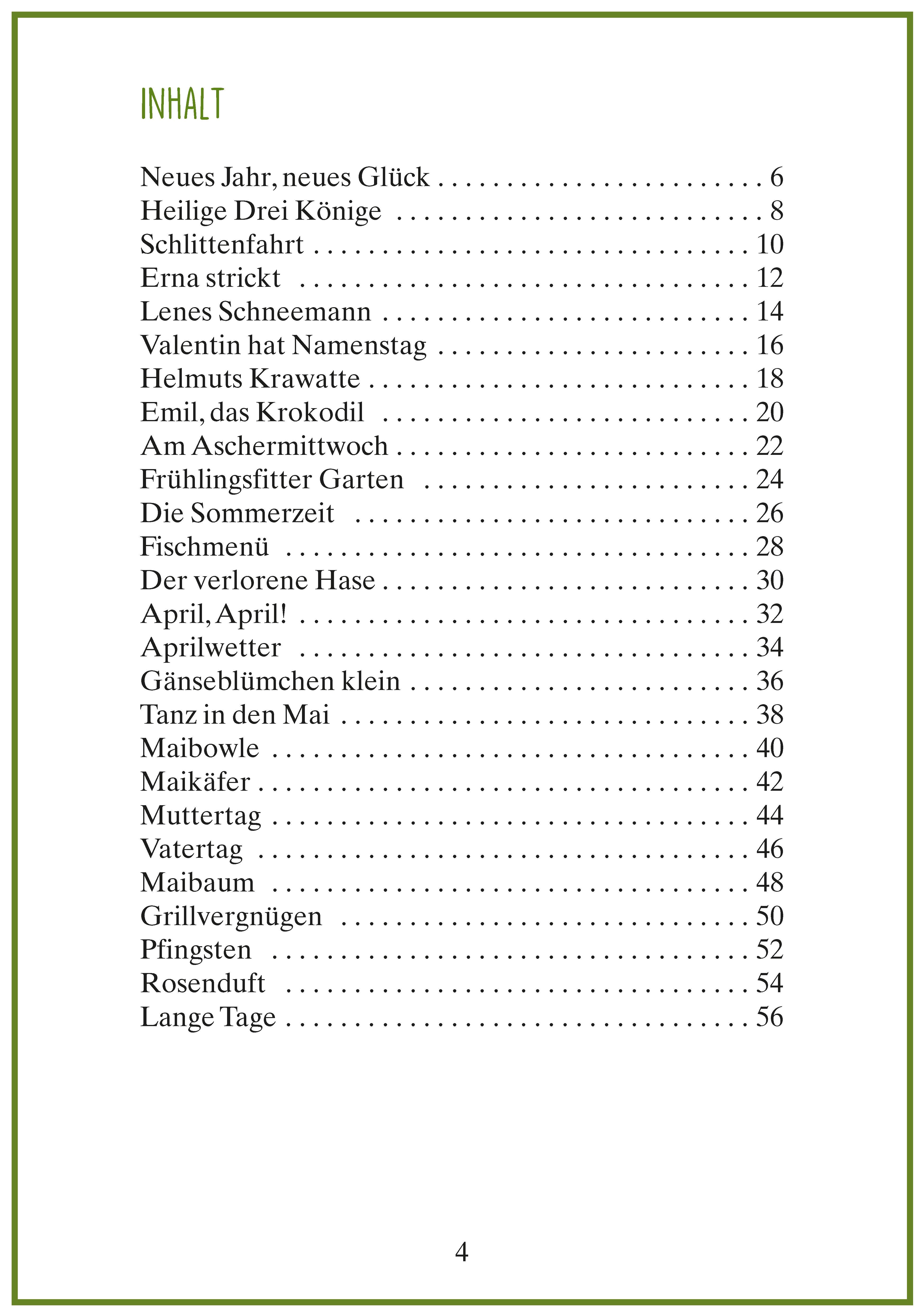 Beispielinhalt (Bild) Maibowle und Winzerfest - Lücken-Geschichten in Reimen für Senioren
