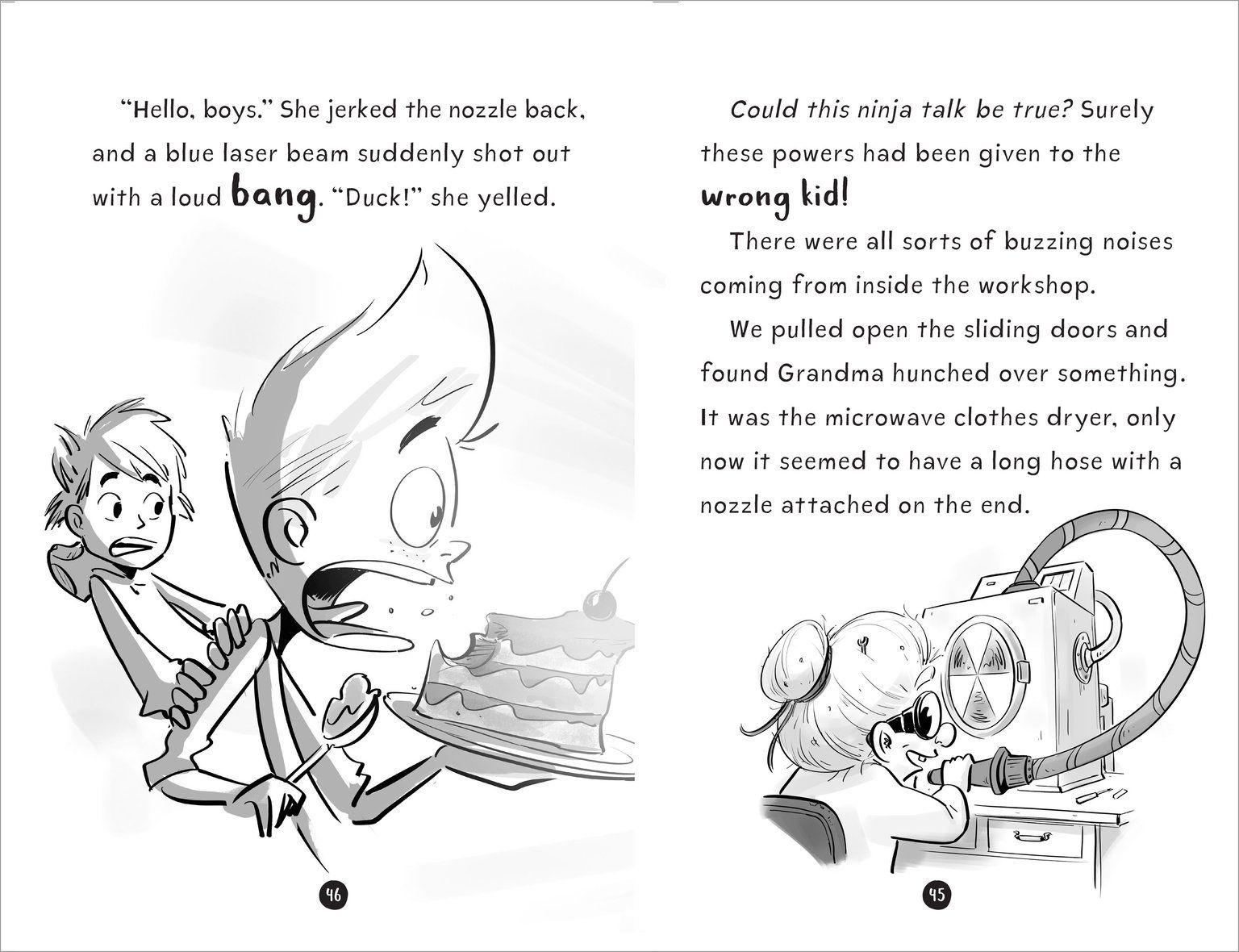 Beispielinhalt (Bild) Ninja Kid: From Nerd to Ninja