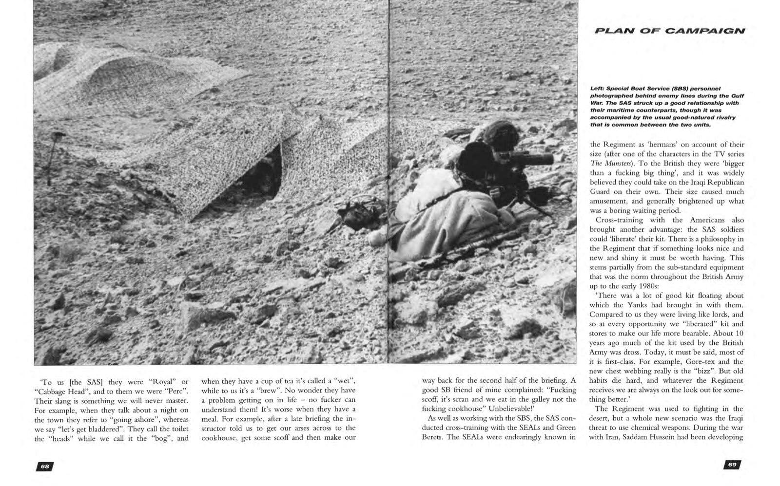 Beispielinhalt (Bild) SAS in the Gulf War